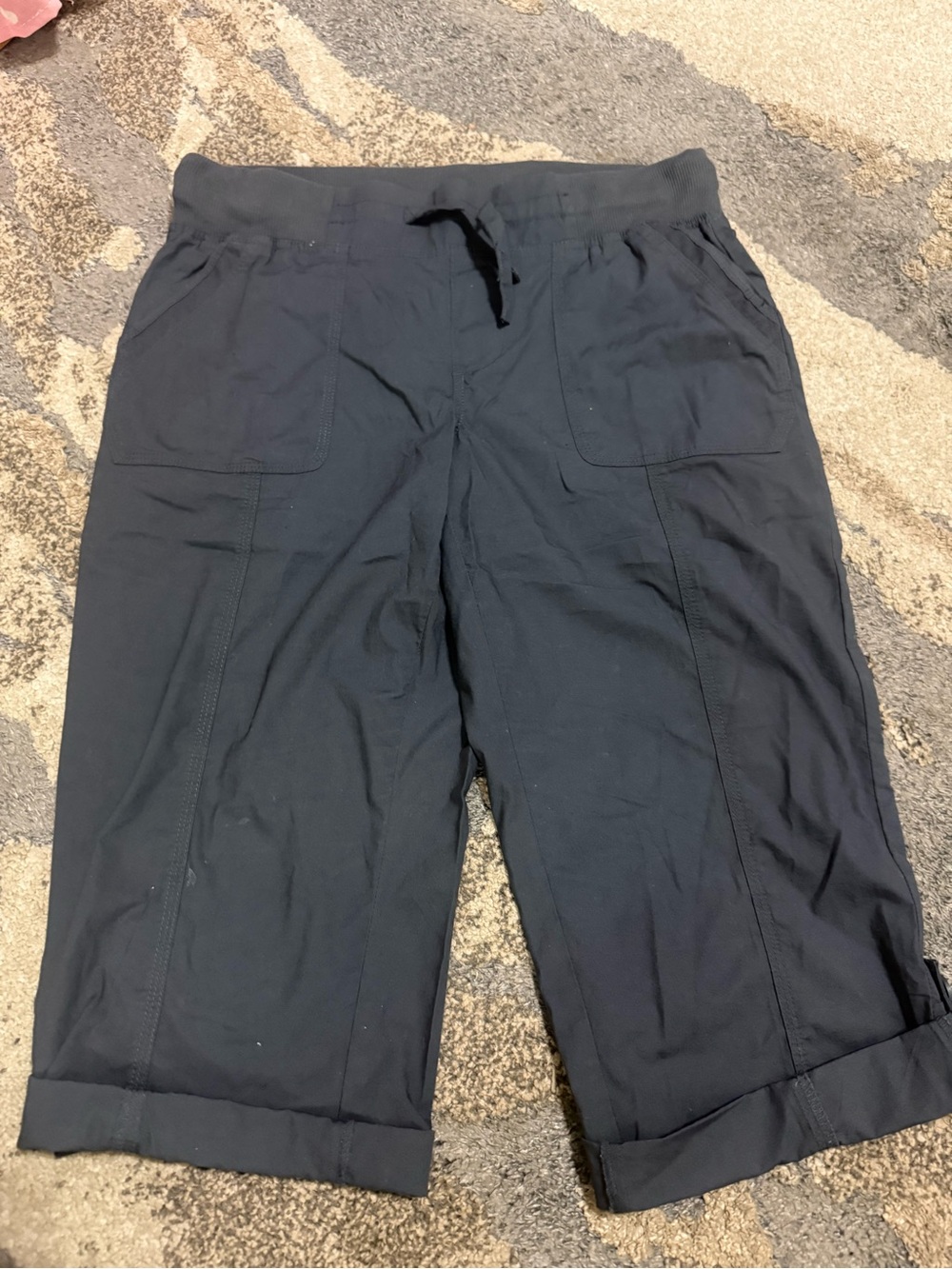 BCG Women’s Gray Drawstring Capris
